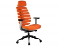 Офисное кресло Riva Chair SHARK Оранжевая ткань